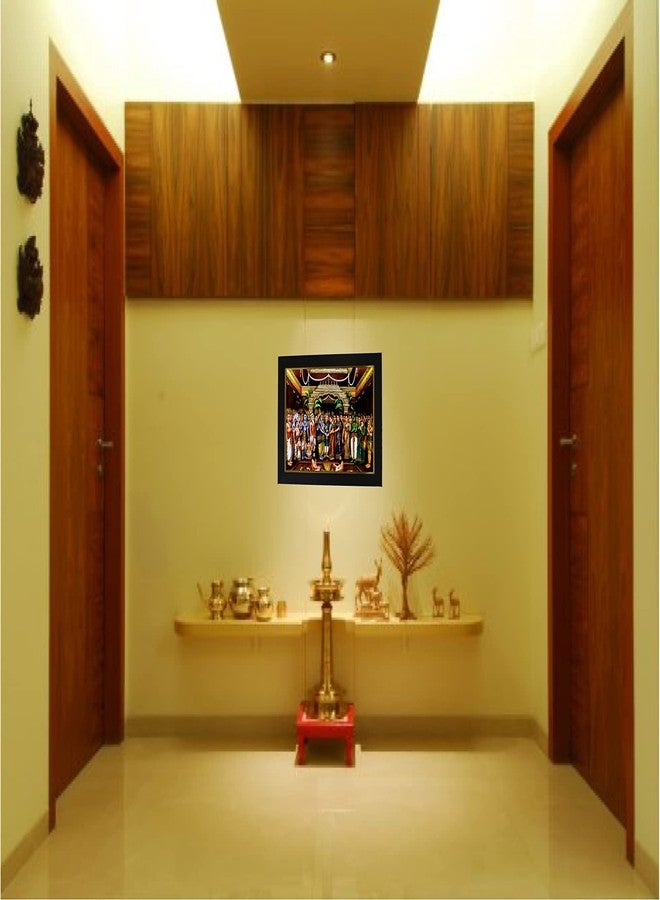 101Temples - Srinivasa Kalyanam Photo Frame | Wood | TTD Tirumala | Tirupati Balaji | Govinda | Perumal | Venkateswara Swamy | Pooja Room | 1 Piece | 10 X 13 Inches - Image 4